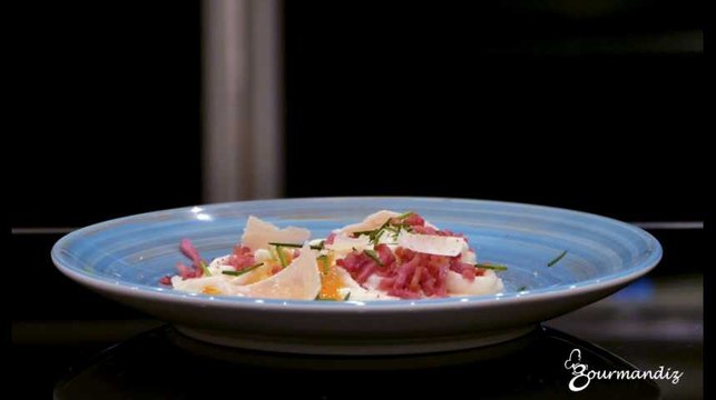 Recette : Spaghettis de calamars à la carbonara