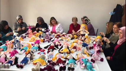 Lösemili çocuklar için organik bebek yaptılar