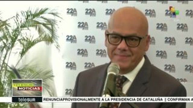 Venezuela: gob. y oposición firman acuerdo, apuestan por la democracia