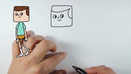 How to draw Jeff - Clarence تعليم الرسم للاطفال | كيف ترسم جيف كلارنس بالخطوات