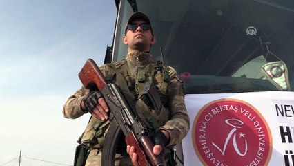 NEVÜ'den Suriye sınırındaki Mehmetçik'e destek - GAZİANTEP