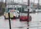 Tow Truck Pushes Vehicle Out of Long Island Floodwater