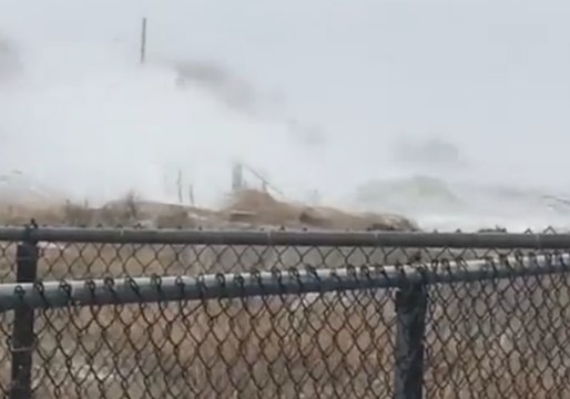Flooding Hits Quincy, Massachusetts, During Nor'easter