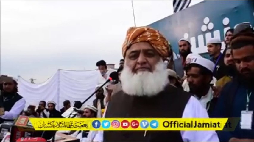 Maulana Fazl Ur Rehman about Syria and Demand Muslim world to play rule for peace and humanity