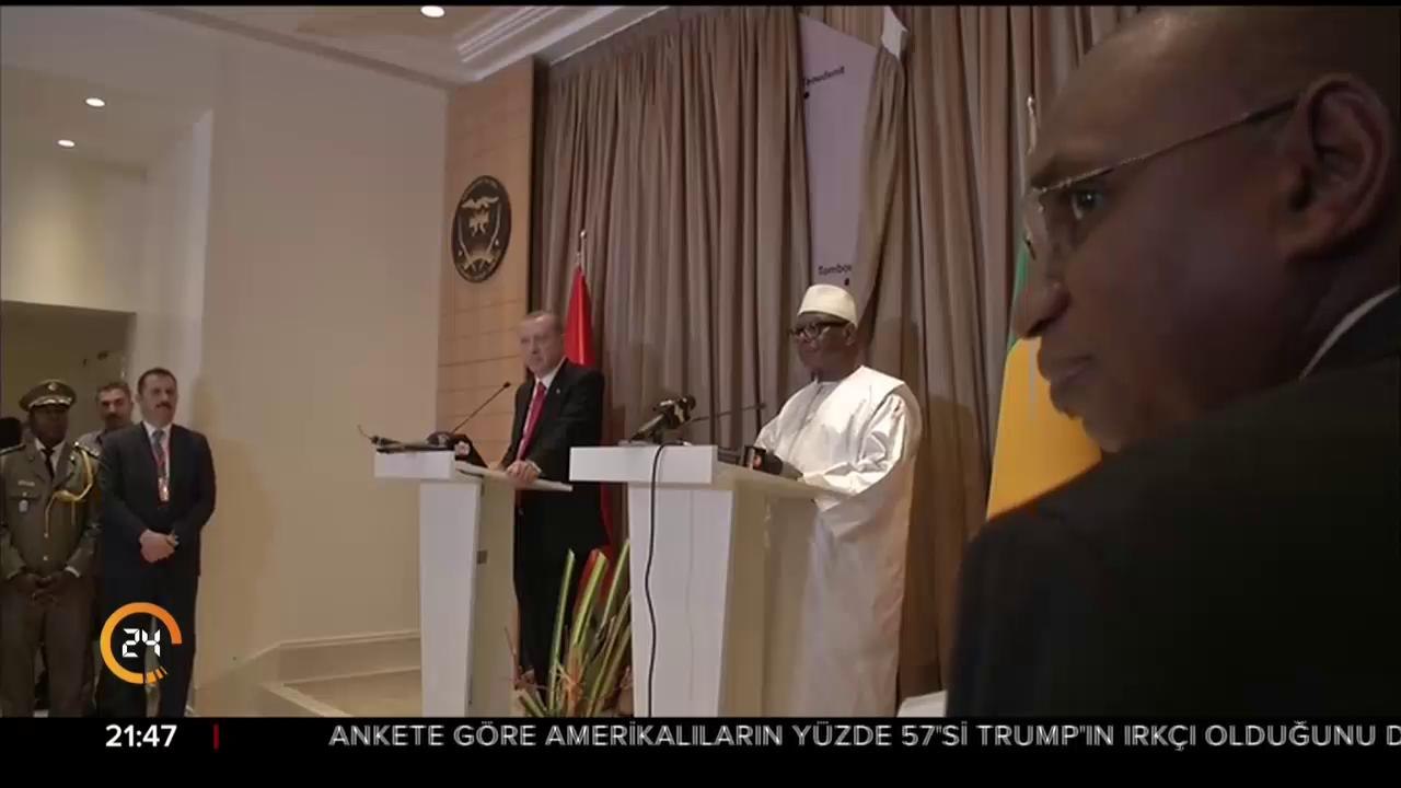 Cumhurbaşkanı Erdoğan Mali'de
