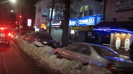 QUEENS NY HOOD ON A FRIGID WINTER NIGHT