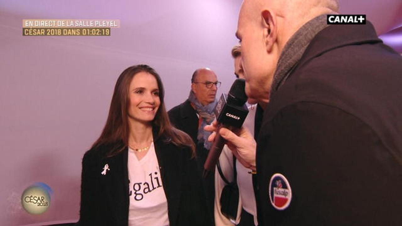 Julie Gayet "Le combat ne fait que commencer, #MaintenantOnAgit " - César 2018