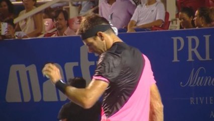 Del Potro derrota a Thiem y se clasifica a su primera semifinal en Acapulco