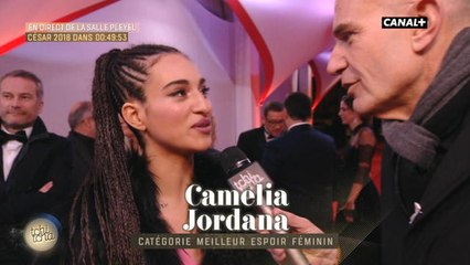 Camélia Jordana "C'est très émouvant cette reconnaissance du milieu" - César 2018
