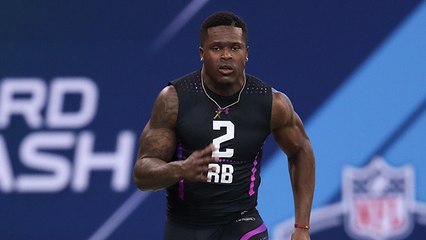 Arizona State running back Kalen Ballage runs a 4.46 40-yard dash