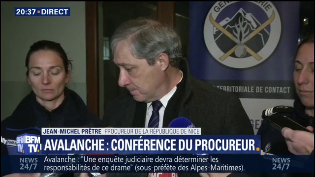 Avalanche meurtrière dans les Alpes-Maritimes: Un risque a été pris par le guide , déclare le procureur de la République de Nice