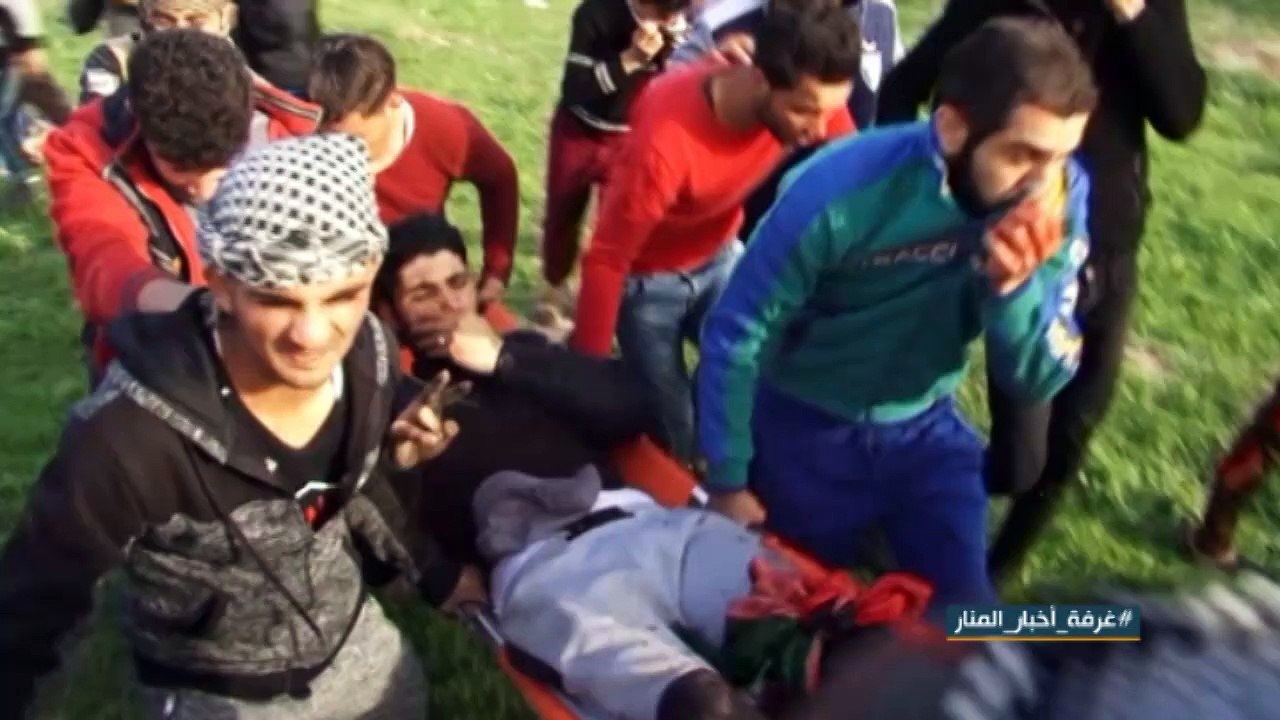 اصابة عدد من الشبان الفلسطينين في مناطق التماس الحدودية شرق قطاع غزة