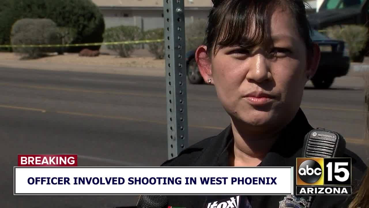 Glendale officer injured in shooting in west Phoenix