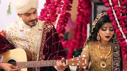 Pakistani Bride & Groom Singing Afreen Afreen at their wedding.