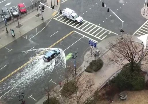 Nor'easter Turns Boston Streets Into Rivers