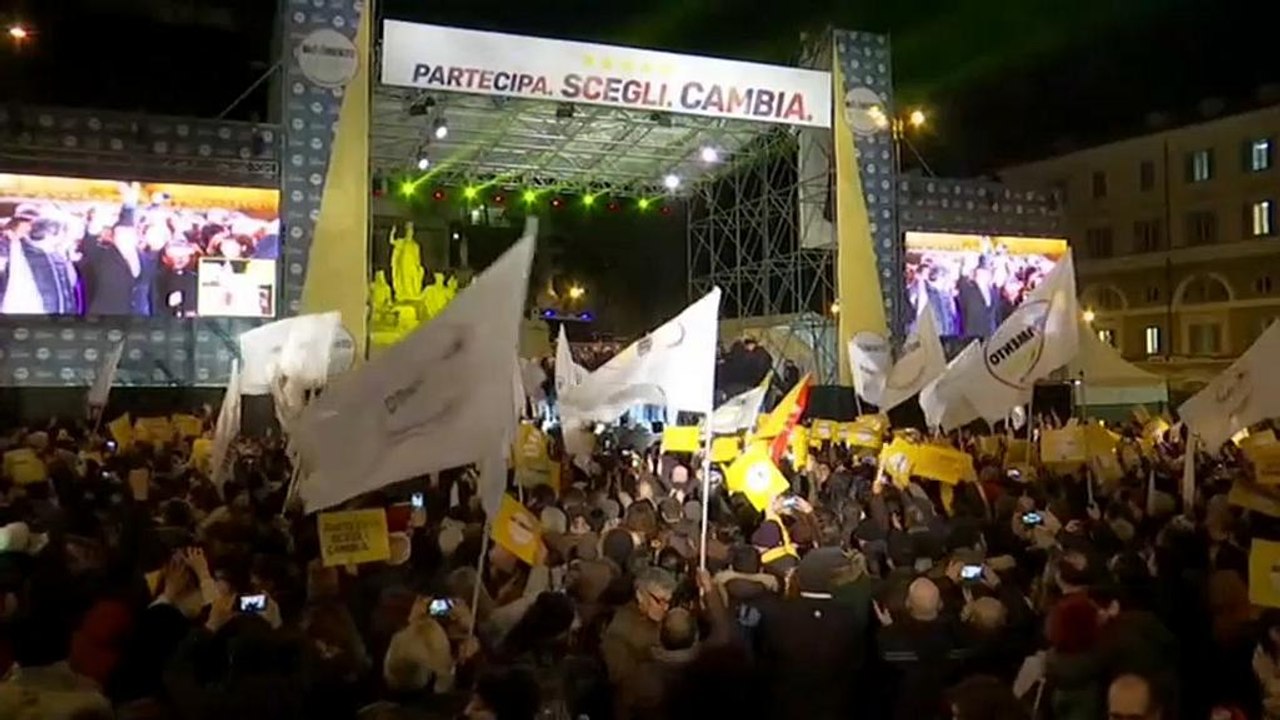 Abschlusskundgebungen der Parteien vor Wahl am Sonntag