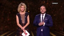François-Xavier Demaison et Laurence Arné ne sont pas contents ! - César 2018