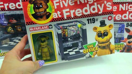 Five Nights At Freddys FNAF Show Stage, Office Playsets + LEGO Surprise Blind Bags