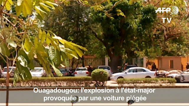 Ouagadougou: l'explosion provoquée par une voiture piégée