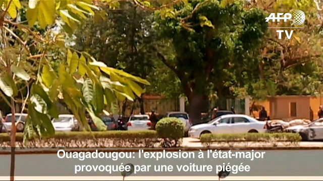 Ouagadougou: l'explosion provoquée par une voiture piégée
