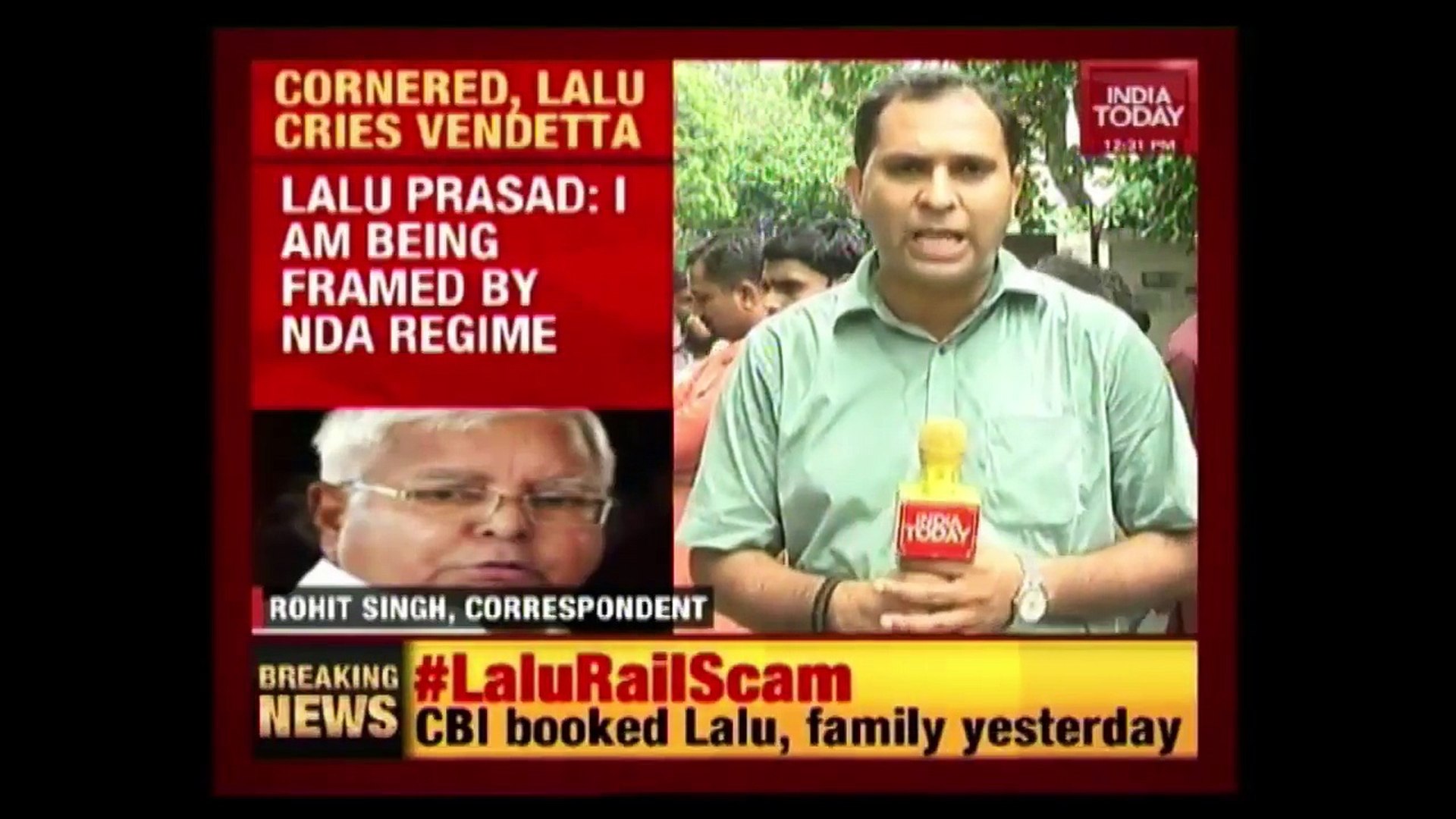 Lalu Breaks Silence On Rail Scam