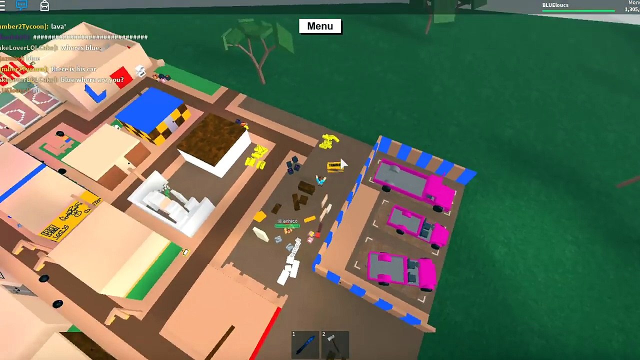 ROBLOX lumber tycoon 2 COOL SECRET AND CAR WARS!