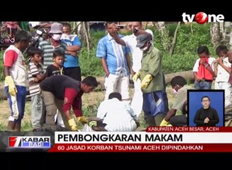 60 Jasad Korban Tsunami Aceh Dipindahkan