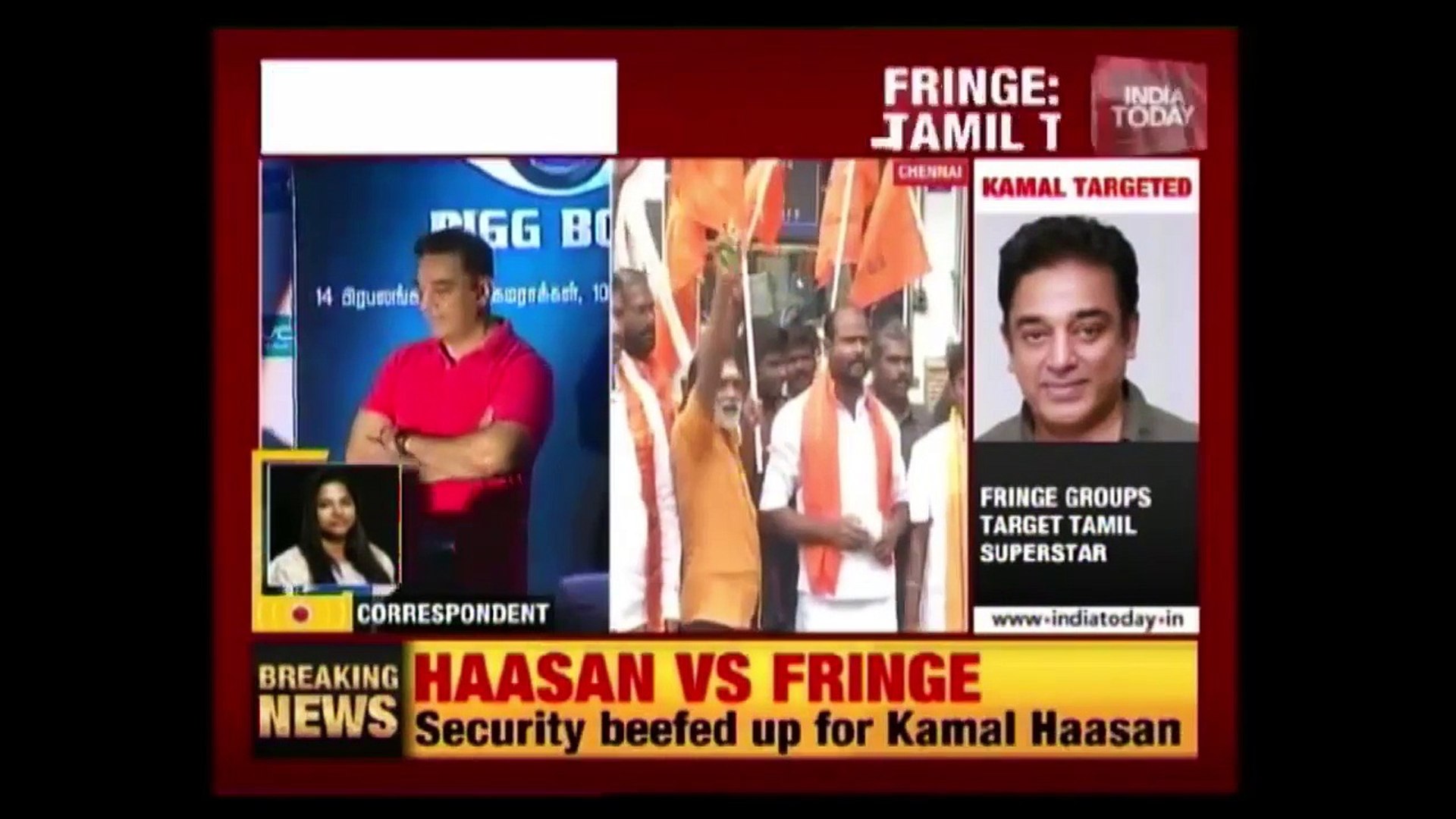 Haasan Vs Fringe : Cops Deploy Team At Actor's House