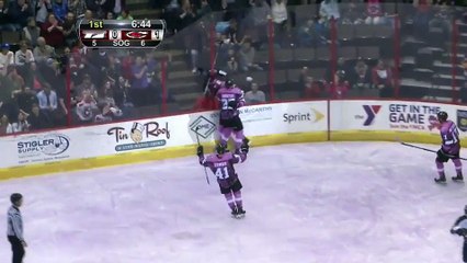 ECHL Kalamazoo Wings 1 at Cincinnati Cyclones 2