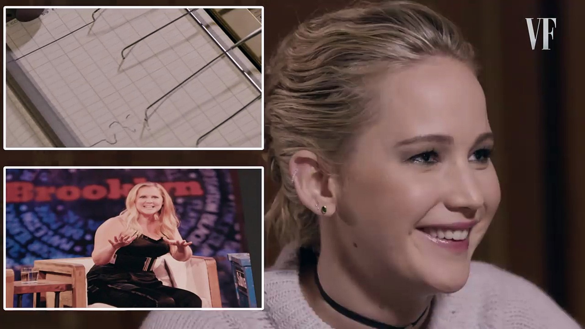 ⁣Jennifer Lawrence Takes a Lie Detector Test - Vanity Fair