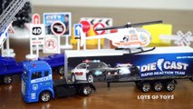 City Police Heroes 40 Piece Mini Die cast Kids Toy Vehicle Playlet Ambulance, Swat, Trucks