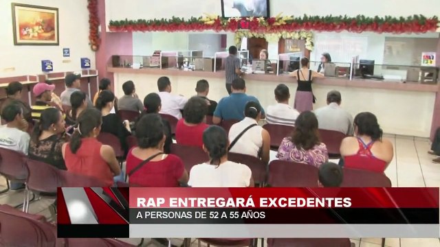 RAP entregara excedentes a personas de 52 a 55 años