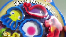 Đồ chơi cho trẻ em, Nặn đất nặn 7 màu Kiddy Clay Under Water World | SM Two