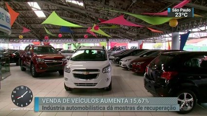 Venda de veículos novos aumentou mais de 15% no mês de fevereiro