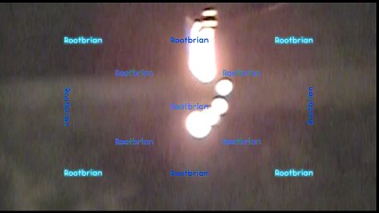 Molten burning orange hot plastic dripping with smoke trails - 300 fps
