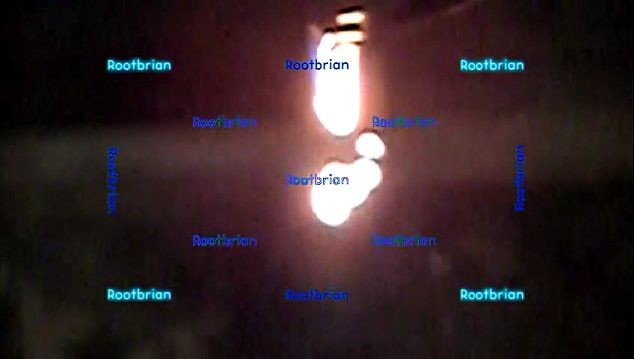 Molten burning orange hot plastic dripping with smoke trails - 300 fps