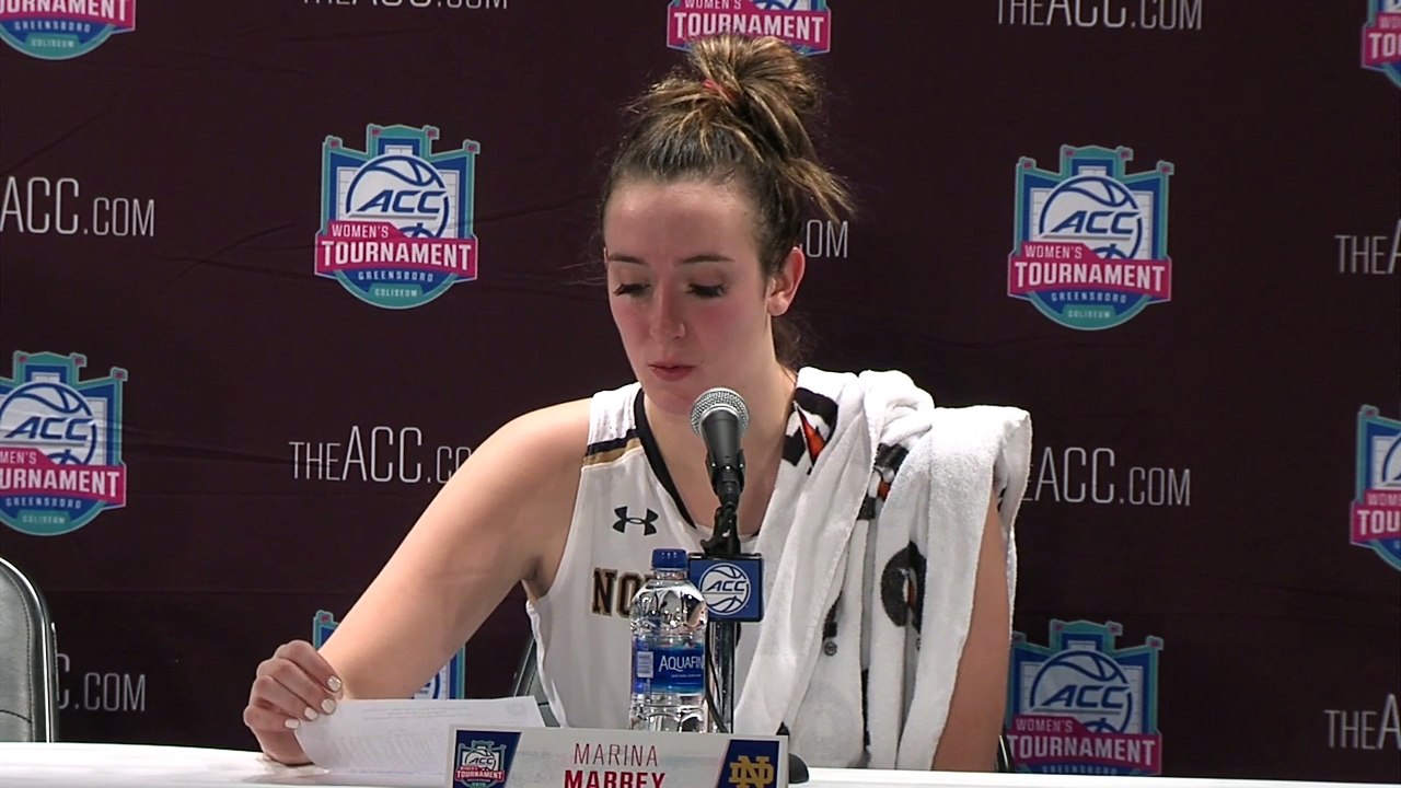 ACC Post Game Press Conference - Notre Dame vs Virginia