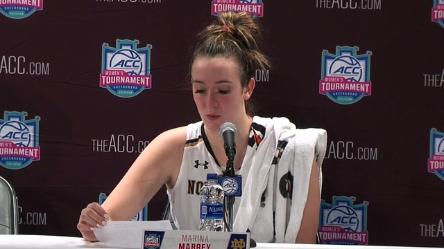 ACC Post Game Press Conference - Notre Dame vs Virginia