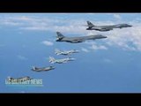 B-1 Bombers & F-18s Low-level Flyover – 3-Carrier US/Japan/Korea JOINT SHOW OF FORCE