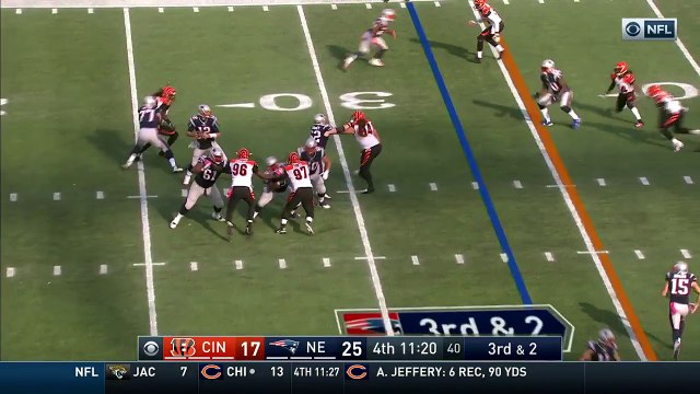 2016 - Vontaze Burfict hits Martellus Bennett low