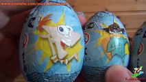 Phineas and Ferb Surprise Eggs Disney Chocolate eggs Финес и Ферб шоколадные яйца Дисней