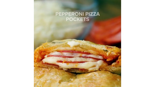 Puff Pockets 4 Ways Vegetarian Recipe by Cooking Food