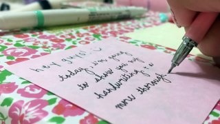 My Handwriting + Note Taking System (College) │ Tiffany Luong