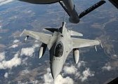 F-16 Aerial Refueling Operations Over S. Korea