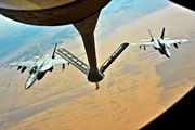 COOL A-10 Flareout (F-15s & A-10s Aerial Refueling Over Middle East)