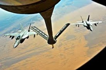 COOL A-10 Flareout (F-15s & A-10s Aerial Refueling Over Middle East)