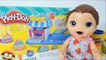 Baby Alive Minha Boneca Come Sobremesas de Massinha de Modelar Play Doh Play Dough Food Toys