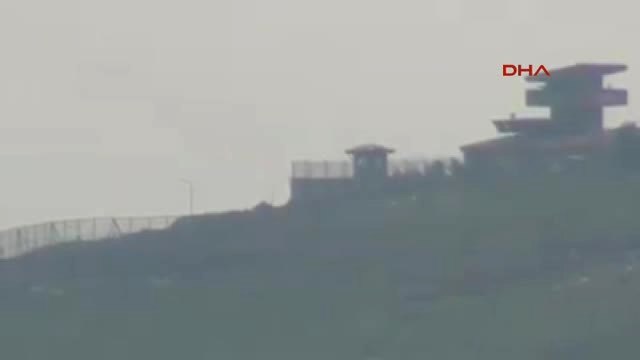 Kilis'teki Sınır Birliklerinden Terör Örgütü Pyd Hedefleri Obüs ve Çok Namlulu Füzelerle Vuruldu