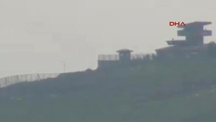 Kilis'teki Sınır Birliklerinden Terör Örgütü Pyd Hedefleri Obüs ve Çok Namlulu Füzelerle Vuruldu