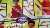 UNBOXING NINJA TURTLE TOYS JACOB AND BENTLEY FUN KIDS VIDEOS TOYS GAMES